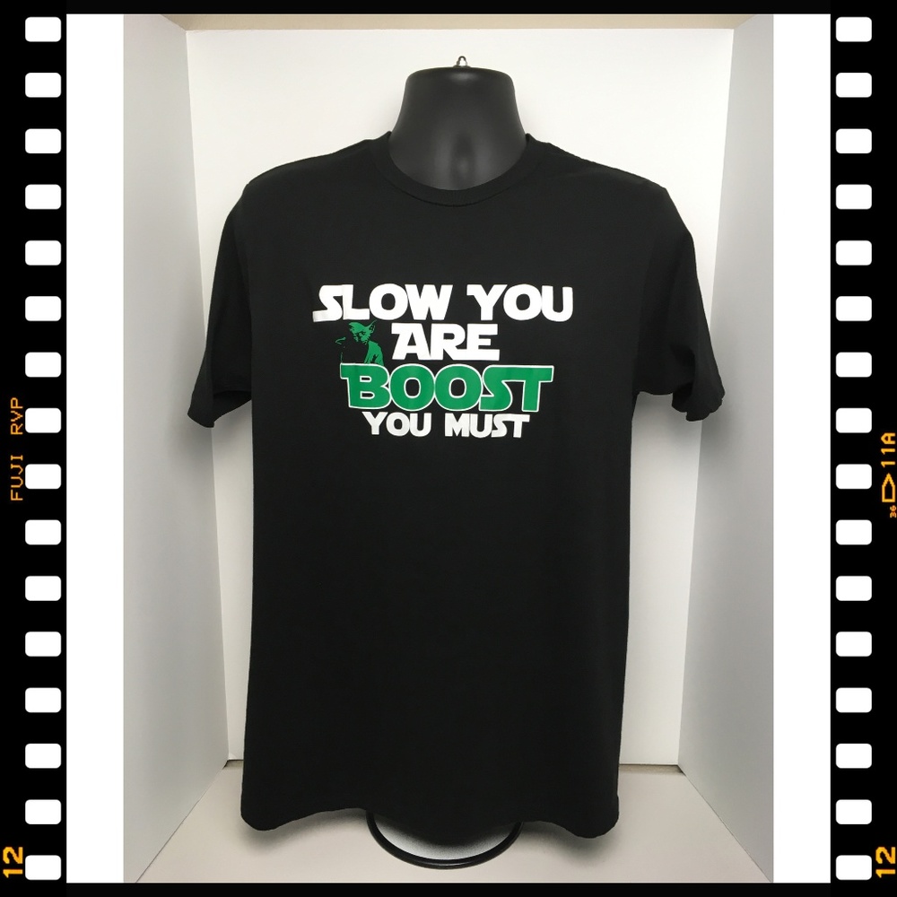 T-Shirt~Yoda~Automotive~Turbo~Slow~Boost~You~Must~